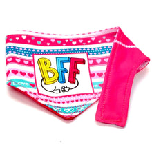 Load image into Gallery viewer, BFF REVERSIBLE DOG BANDANA