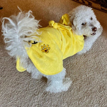 Load image into Gallery viewer, Dripping Dog Bathrobe with Paw Print & Heart Embroidery