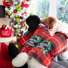 Load image into Gallery viewer, Christmas Angel in Disguise Dripping Dog Coat