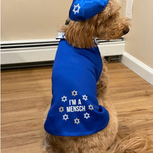 Load image into Gallery viewer, I'm a Mensch Dripping Dog Coat