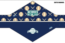 Load image into Gallery viewer, Seattle Mariners Reversible Dog Bandana