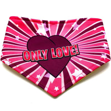 Load image into Gallery viewer, Only Love Reversible Dog Bandana