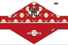Load image into Gallery viewer, Cincinnati Red Reversible Dog Bandana