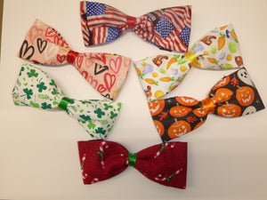 All Year Long Holiday Collar / Leash Bowtie Collection (large)