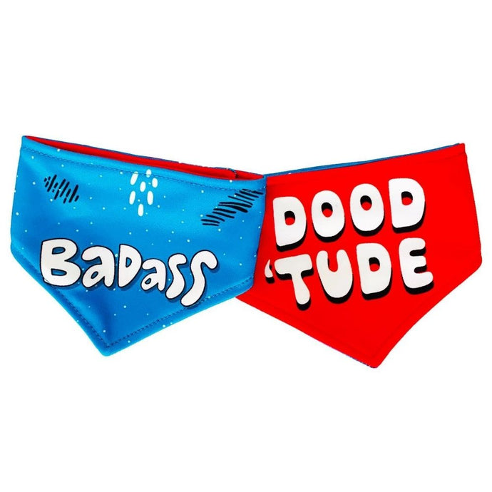 Dood 'Tude / Bad Ass Reversible Dog Bandana